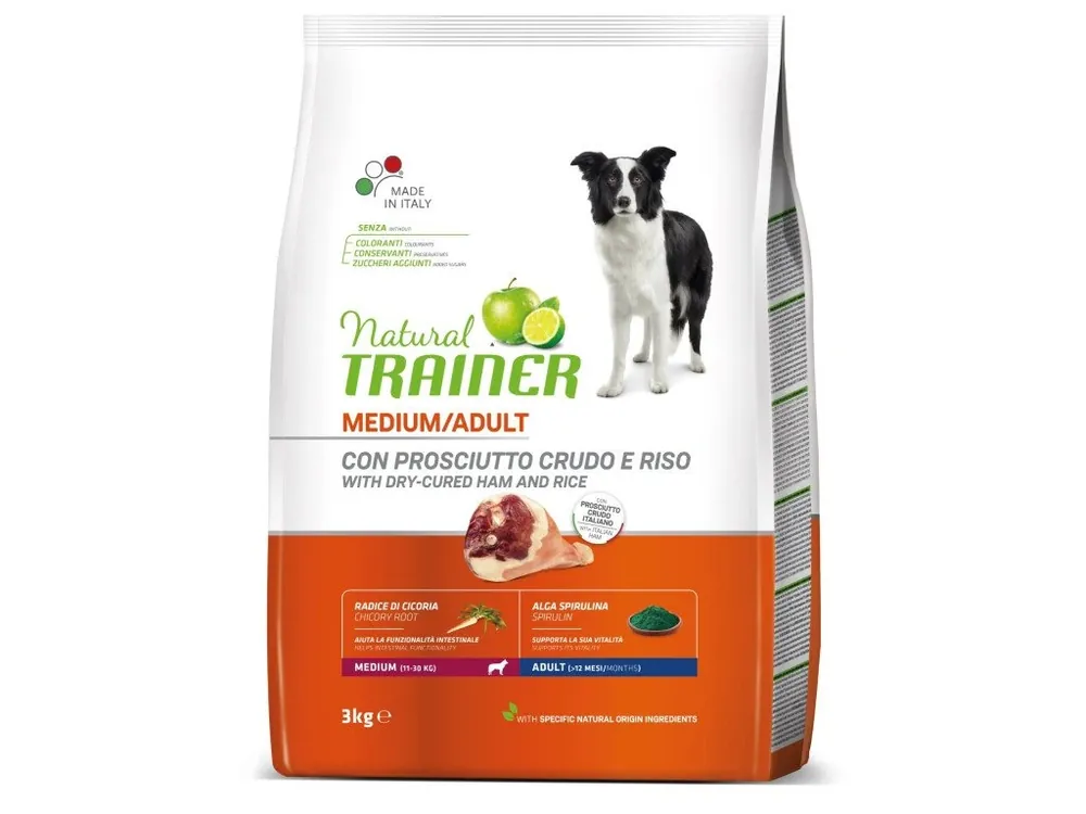 Gratis Retour TRAINER Natural Medium Ad. Prosciutto a ryze 3kg