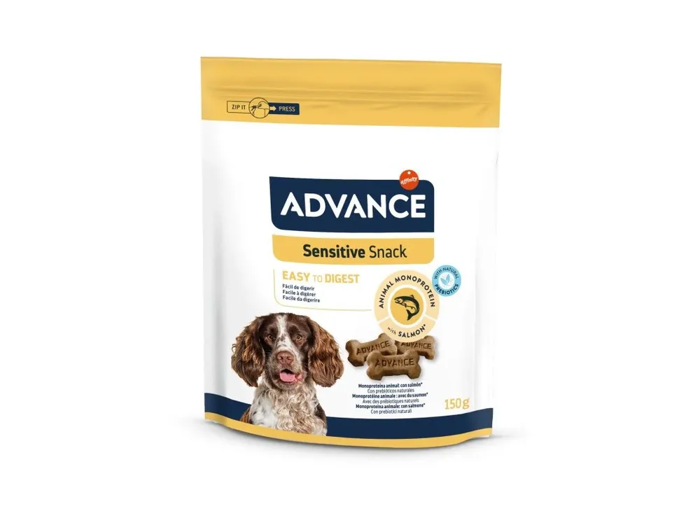 Advance pamlsky pro psy s citlivym zazivanim 150g Goedkoop
