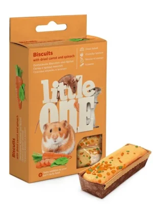 Little One piskoty s mrkvi a spenatem 5x7g Meest Verkocht