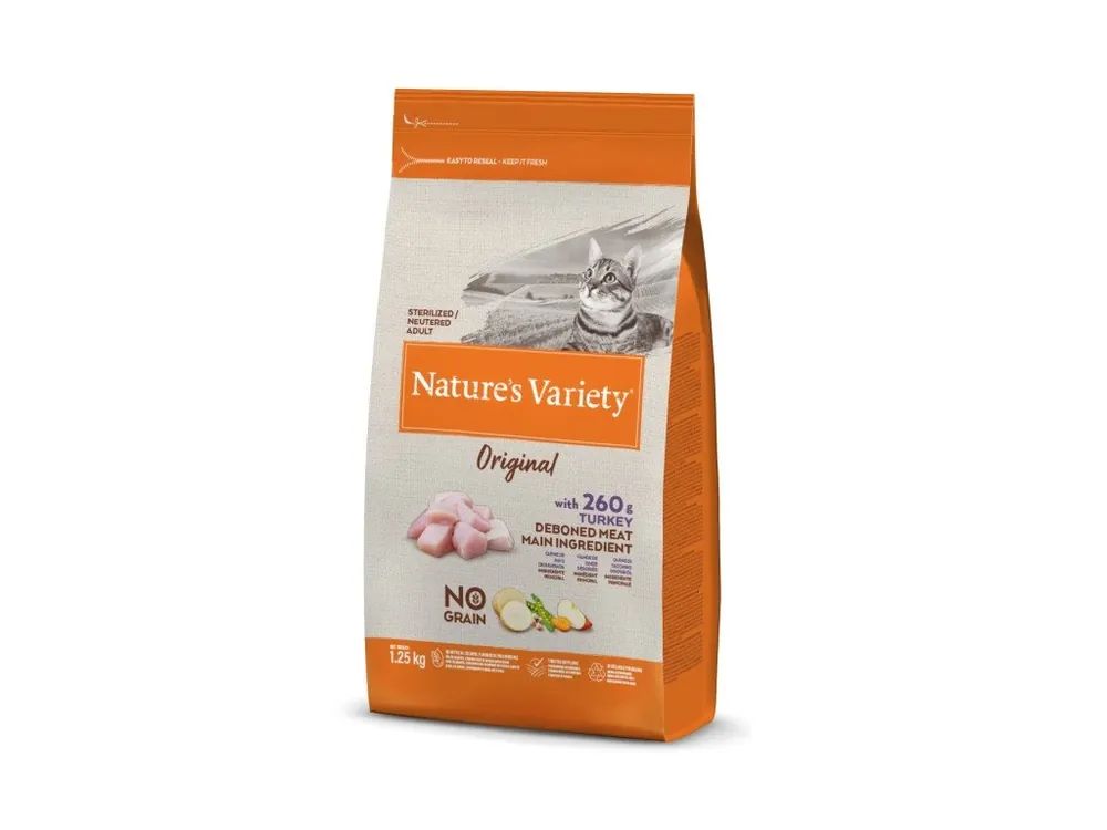 Nature´s variety orig. NG cat s krutou 1,25kg Betrouwbaar