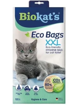Goedkoop Sacky do kocicich toalet BIOKATS ECO BAGS XXL 12ks
