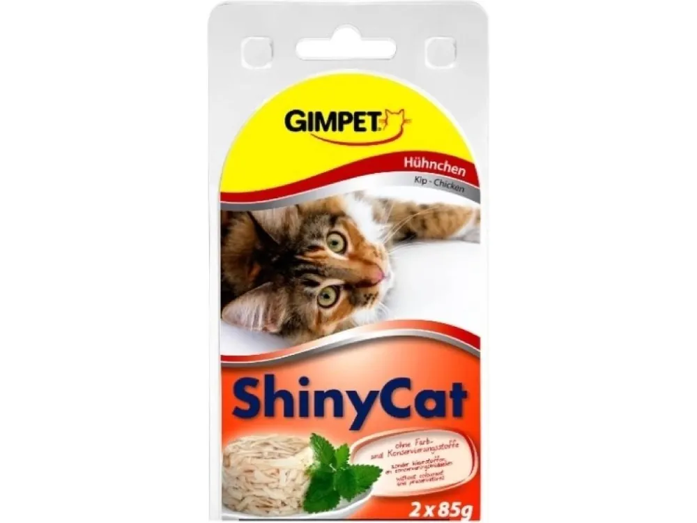 Konzerva SHINY CAT kuře 2x70g Alleen Vandaag