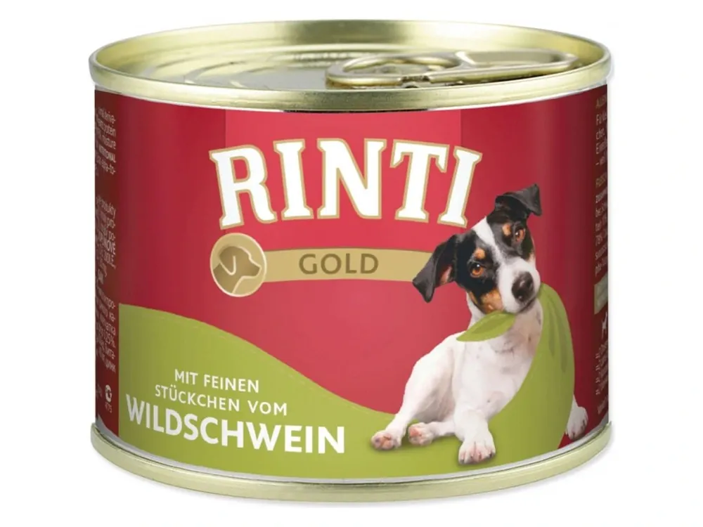 Konzerva RINTI GOLD divocak kousky 185g Gecertificeerd