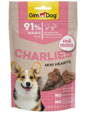 Bestseller GIMDOG Charlies Mini Hearts veprove 70g