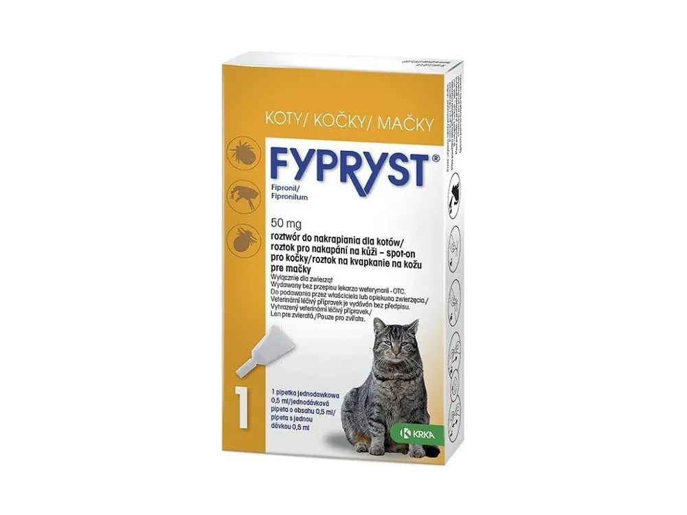 Bestel Nu Fypryst antip.spot on a.u.v. (kocka)