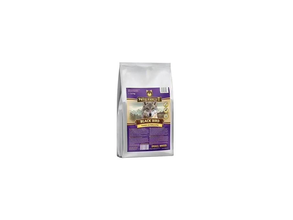 Bestseller Wolfsblut Dog Small Breed Black Bird 7,5kg