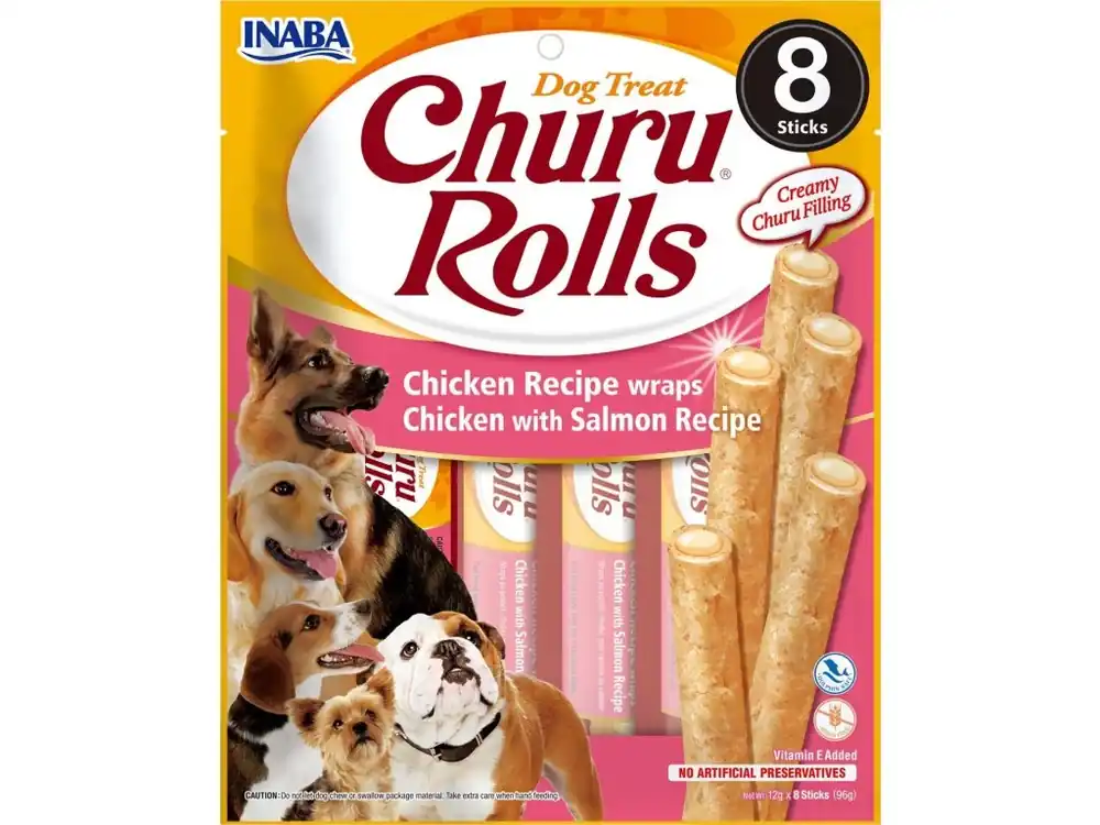 Churu dog Rolls - Kuře, losos 96g Hete Deal