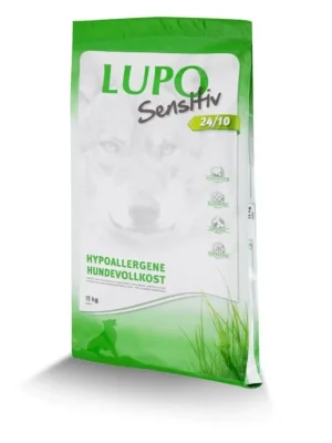 Beste Prijs Lupo Sensitiv 24/10 5kg monoprotein.kuřecí granule lisované za studena pro nemocné psy