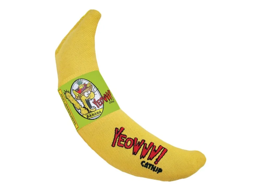 Yeowww Banán plněný bio šantou 17,5 cm Snelle Levering