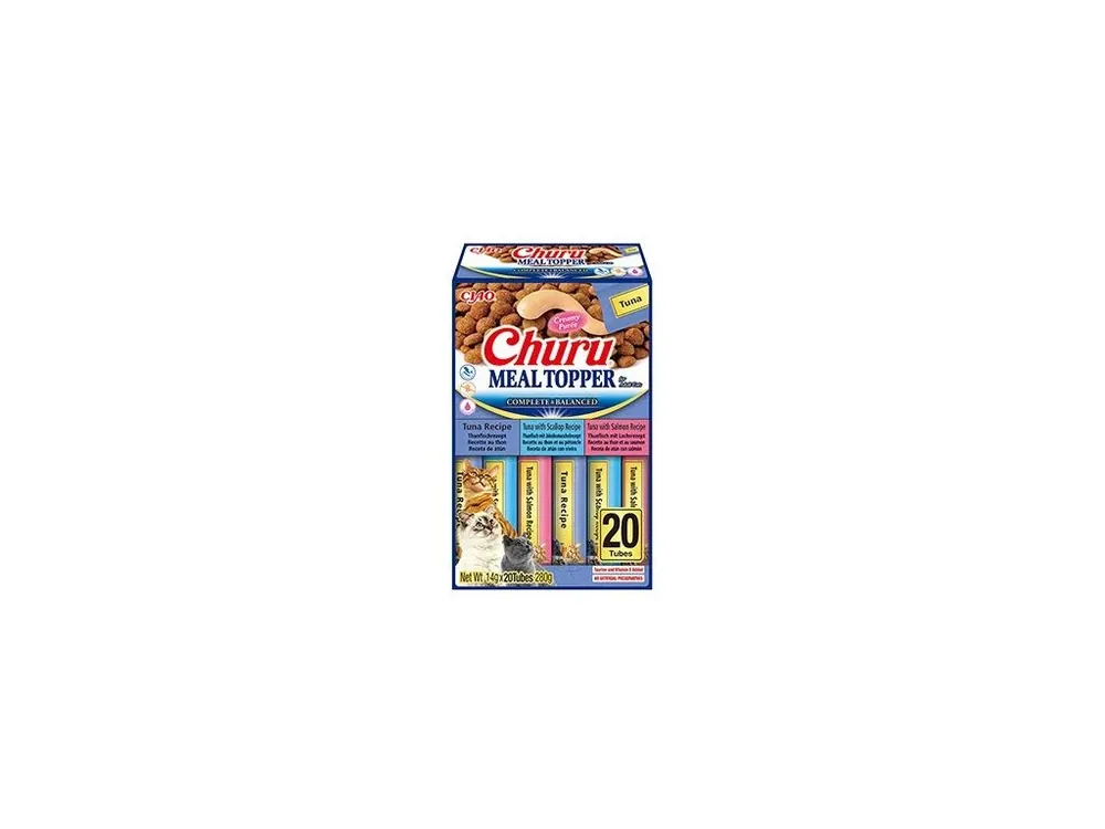 Gratis Retour Churu Cat BOX Meal Topper Tuna Variety 20x14g