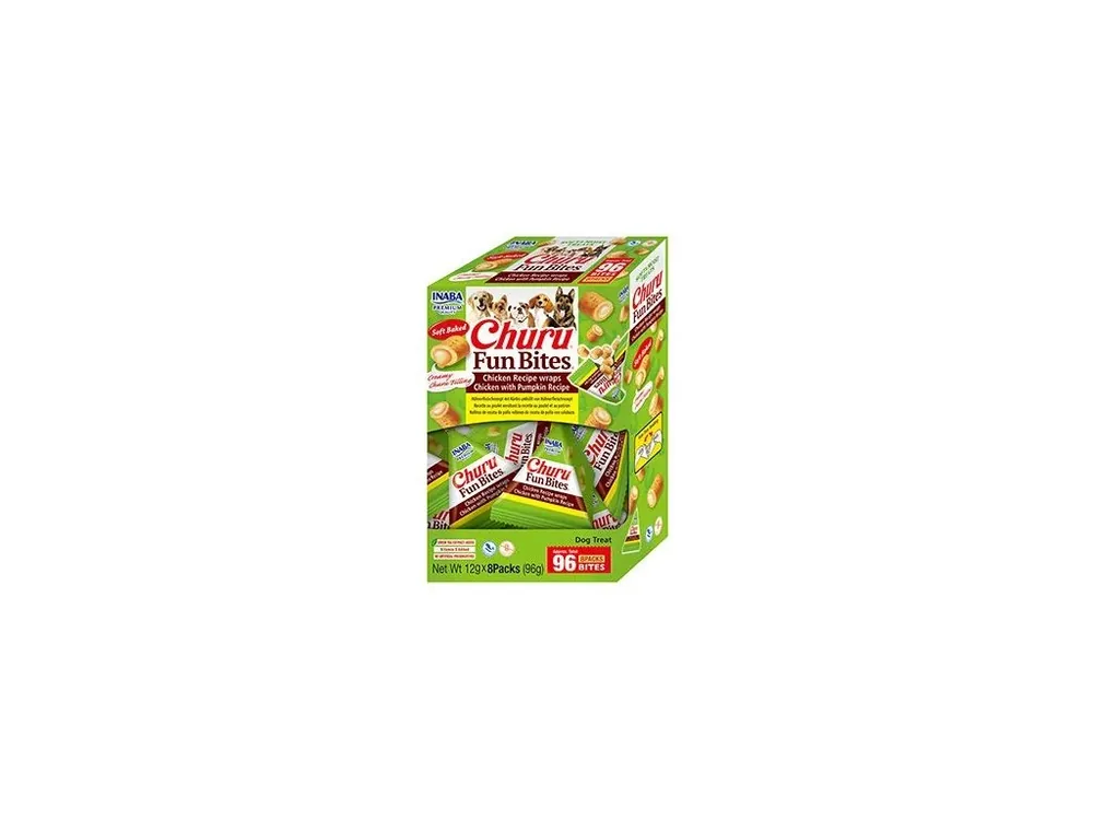 Churu Dog BOX Fun Bites Chicken wraps Chick&Pumpk8x12g Nu Kopen