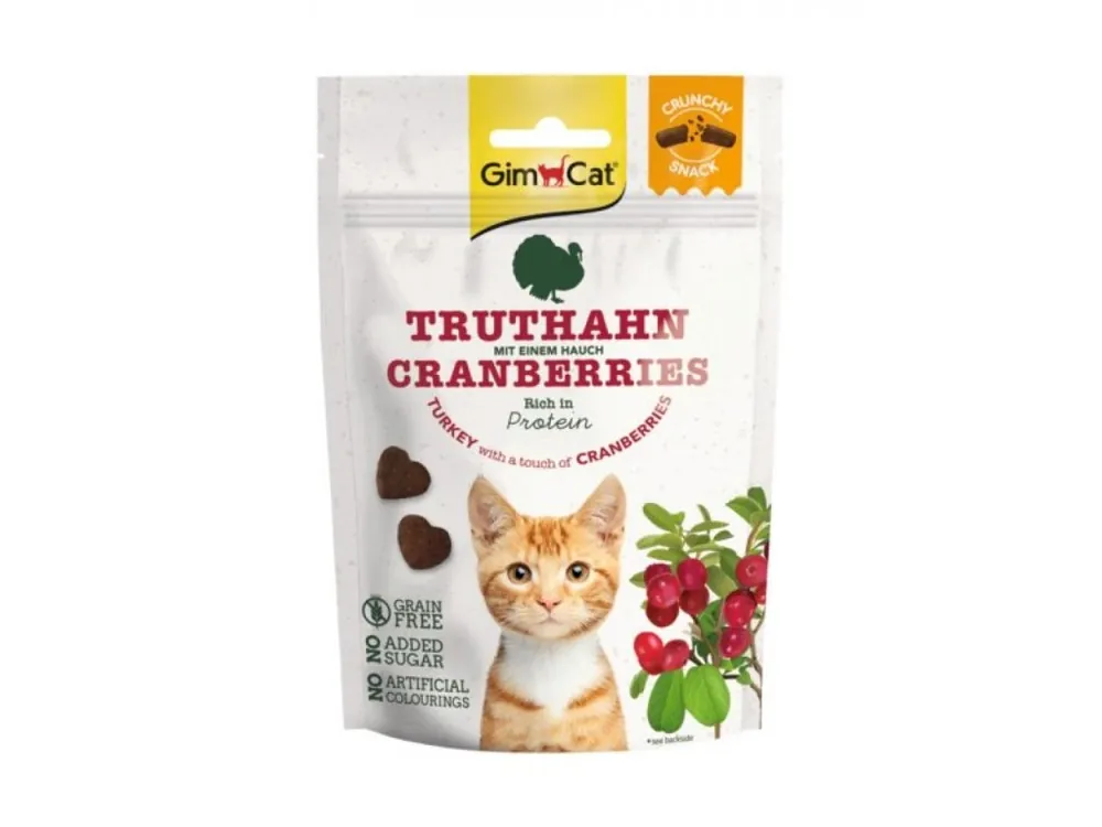 Hete Deal Gimcat Crunchy Snacks Krocan s brusinami 50g