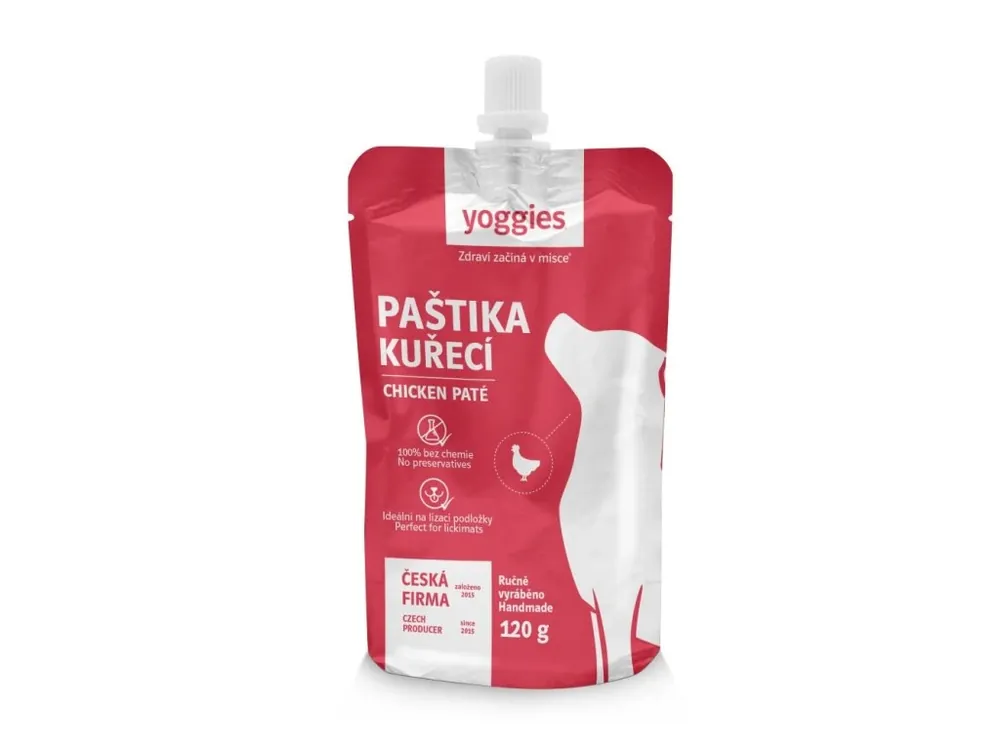 Lage Prijs 120g Yoggies paštika - kuřecí maso