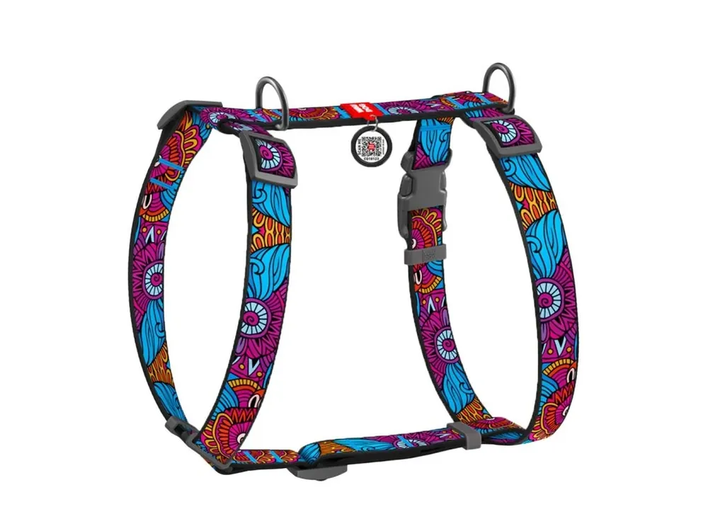 WAUDOG postroj nylonový Summer klasik QR (L/60-100cm/2,5cm) Hoge Kwaliteit