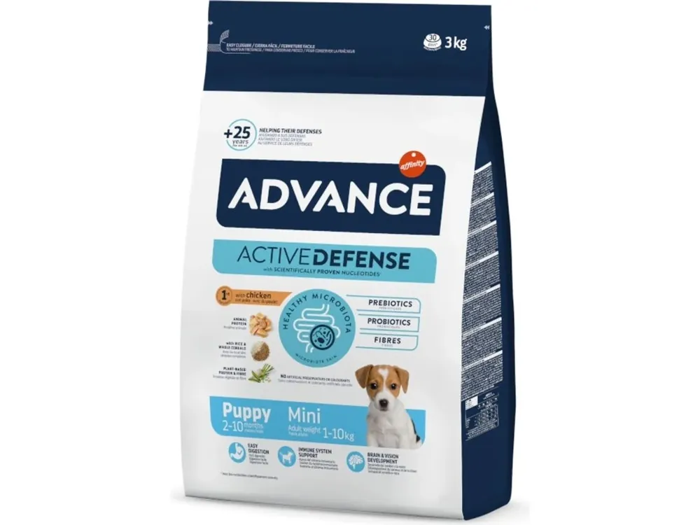 ADVANCE DOG MINI Puppy Protect 3kg Nieuw