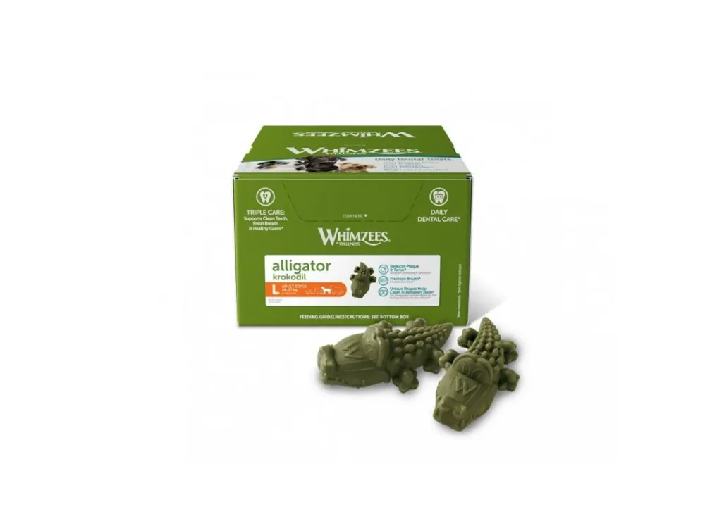 Tijdelijk Beschikbaar WHIMZ aligator L 30x60g (BOX) 341235