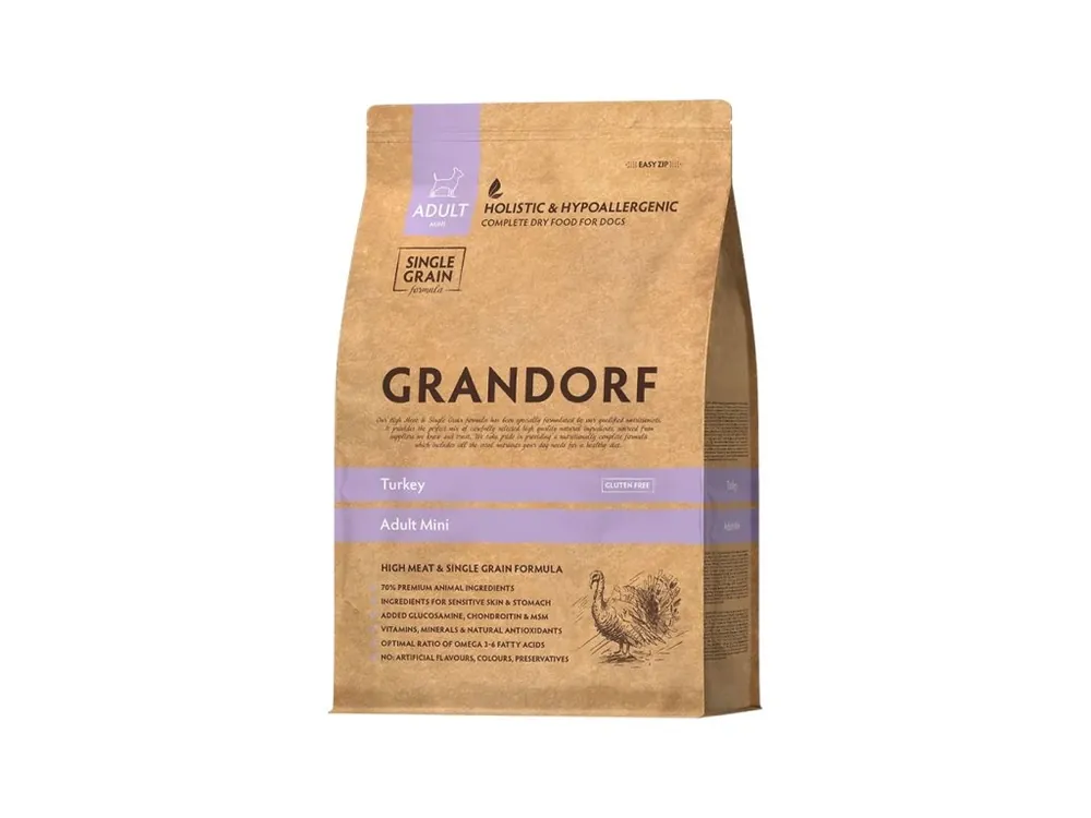 Snelle Levering Grandorf granule pro psy Adult Mini - Krocan 3kg