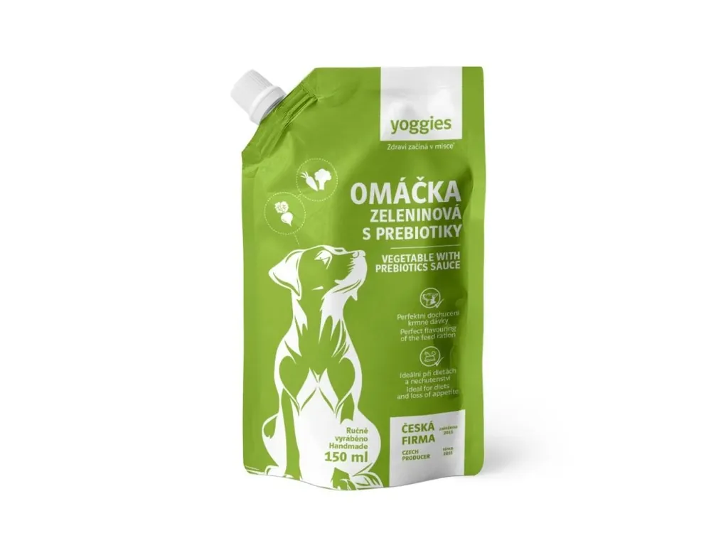 Seizoensaanbieding 150ml Yoggies omáčka zeleninová s prebiotiky