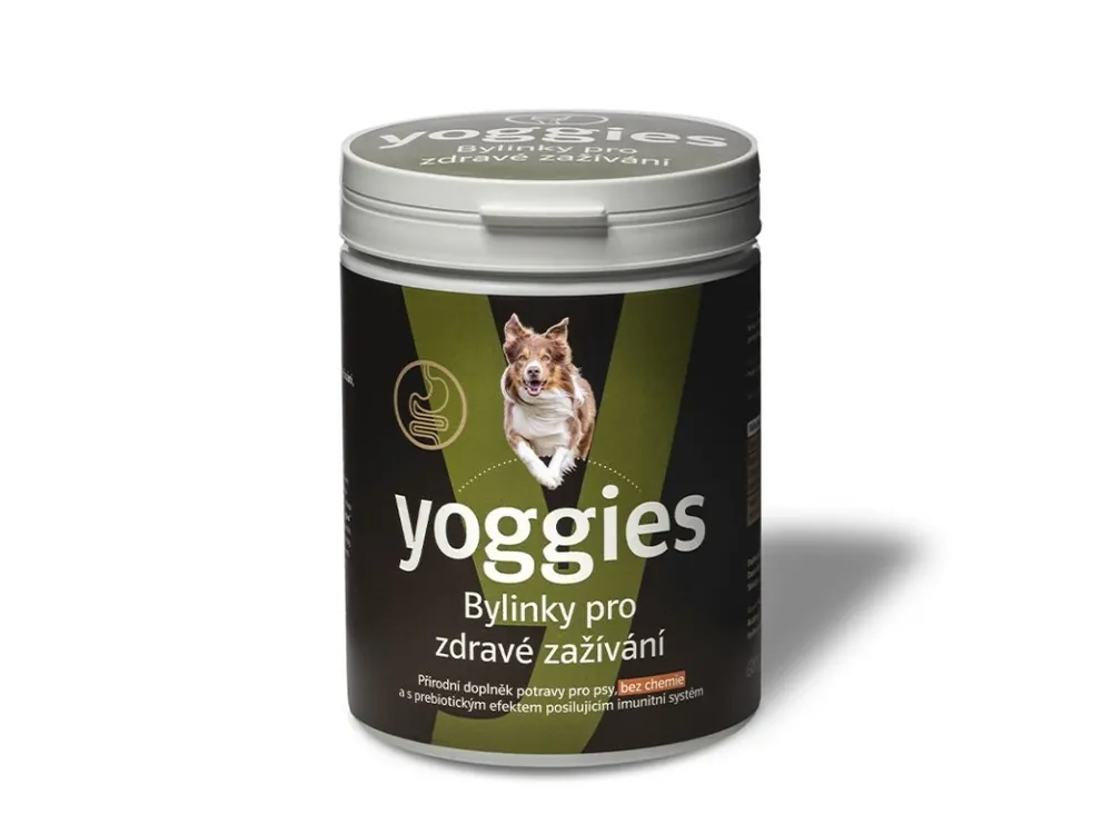 Yoggies Bylinky pro psy pro zdravé zažívání a prebiotikum 600g Weekendaanbieding