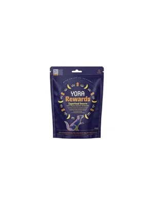 YORA Dog pamlsky z hmyzu Rewards arašídy a banán 100g Voordeelprijs