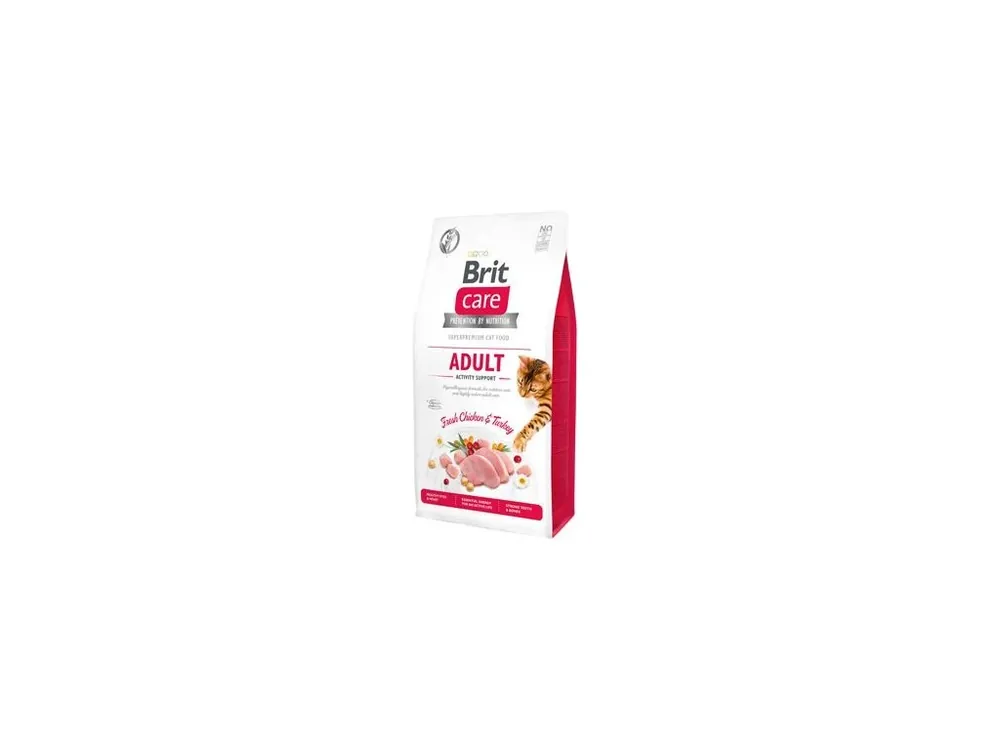 Superprijs Brit Care Cat GF Adult Activity Support 7kg