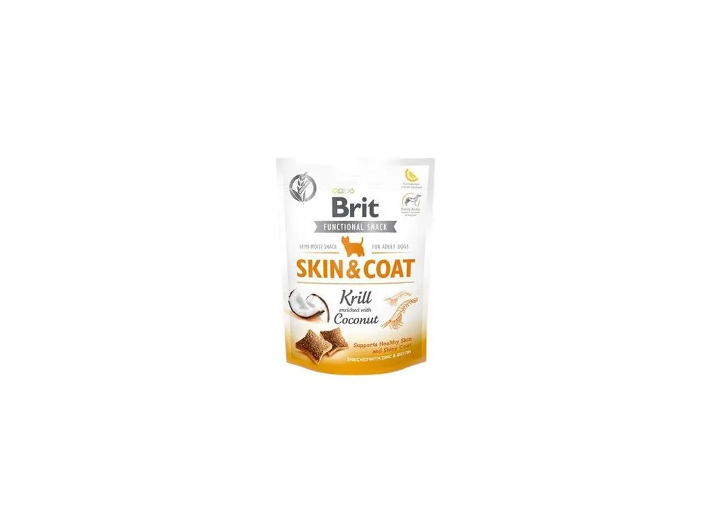 Brit Care Dog Functional Snack Skin&Coat Krill 150g Beperkte Voorraad