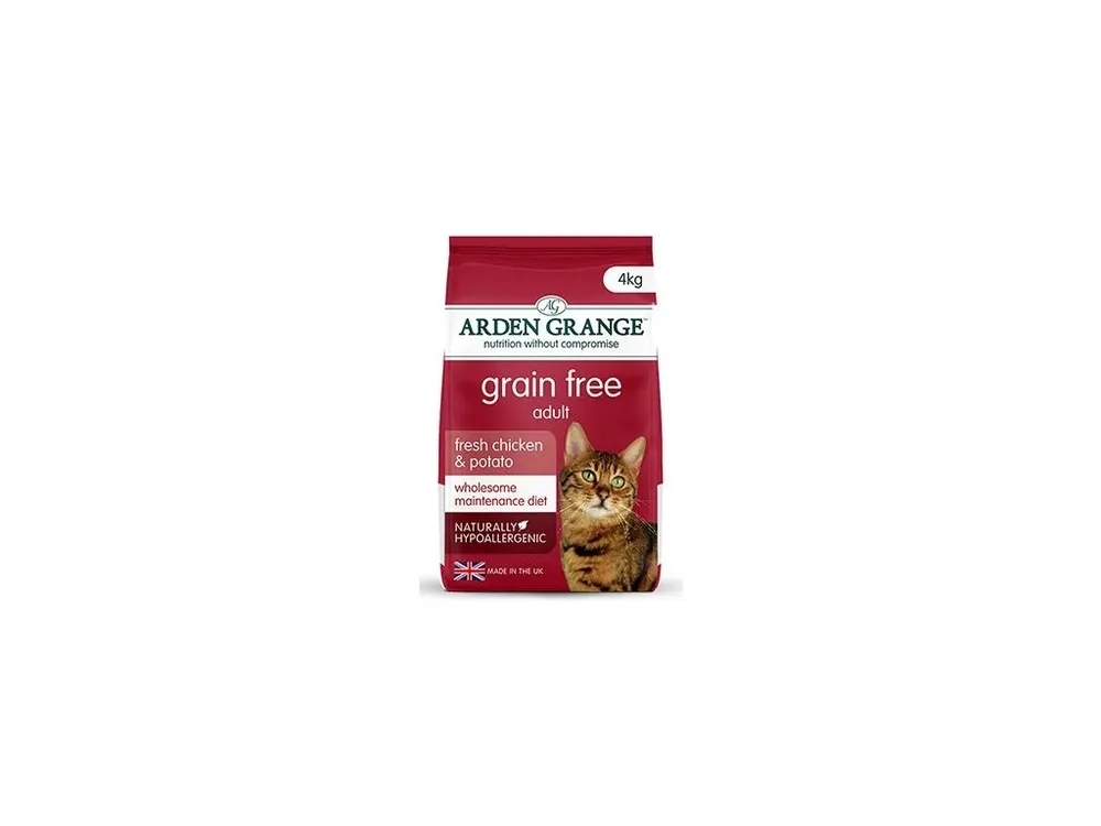 Arden Grange GF Cat Adult with fresh Chick&Potato 4kg Laatste Versie