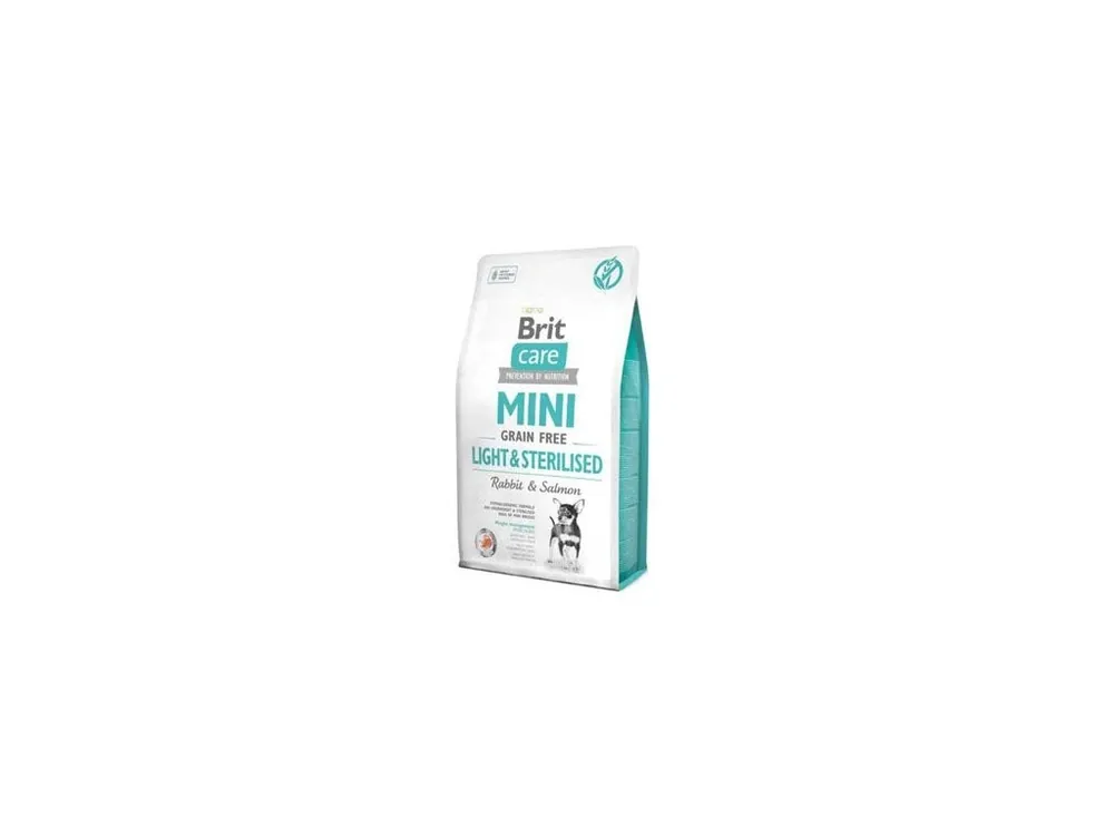 Brit Care Dog Mini Grain Free Light & Sterilised 2kg Snelle Levering