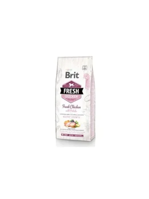 Aanbieding Brit Fresh Dog Chicken&Potato Puppy HealthyGrowth2,5kg