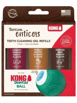 Direct Beschikbaar TROP Enticers cistici gel na zuby pro psy - naplne 3 prichute
