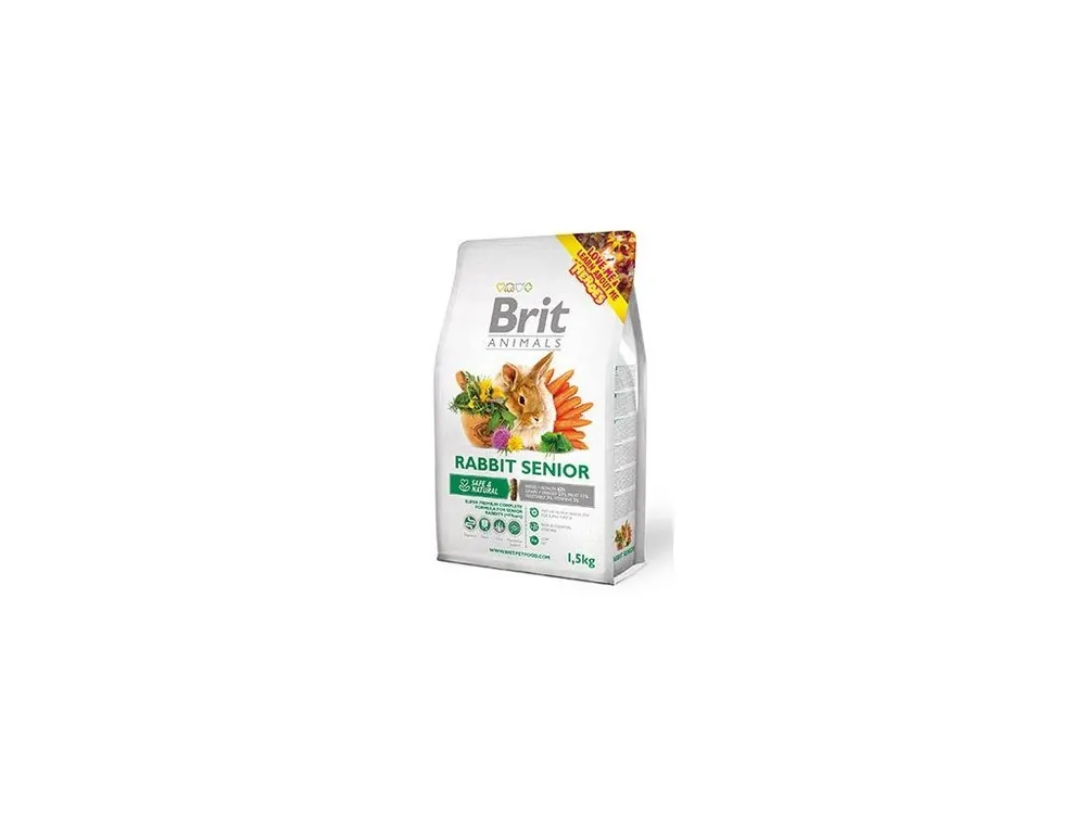 Aanbieding Brit Animals Rabbit Senior Complete 1,5kg