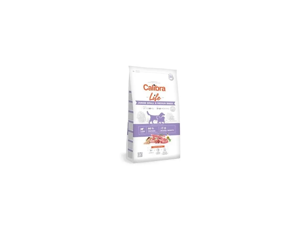 Calibra Dog Life Junior Small&Medium Breed Lamb 2,5kg Gecertificeerd