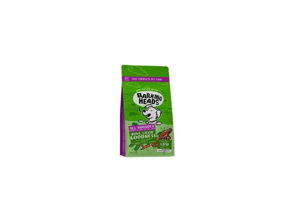 BARKING HEADS All Hounder Bowl Lickin Good Lamb 2kg Premium