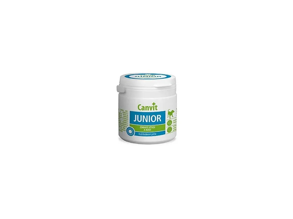 Goedkoop Canvit Junior pro psy ochucený 100g