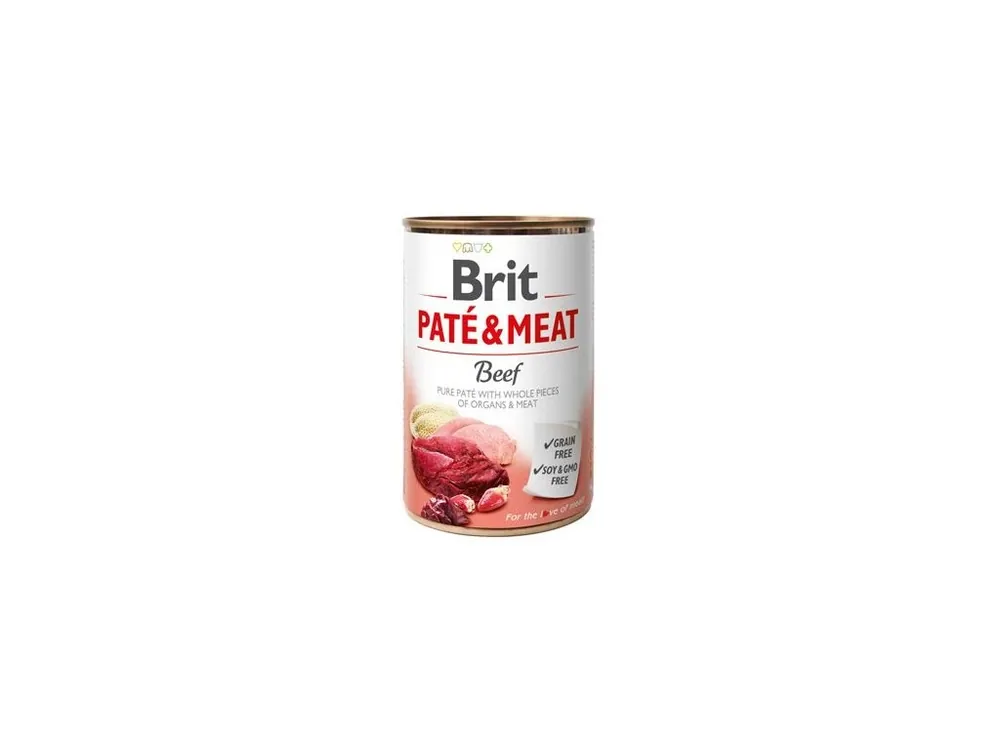Lage Kosten Brit Dog konz Paté & Meat Beef 400g