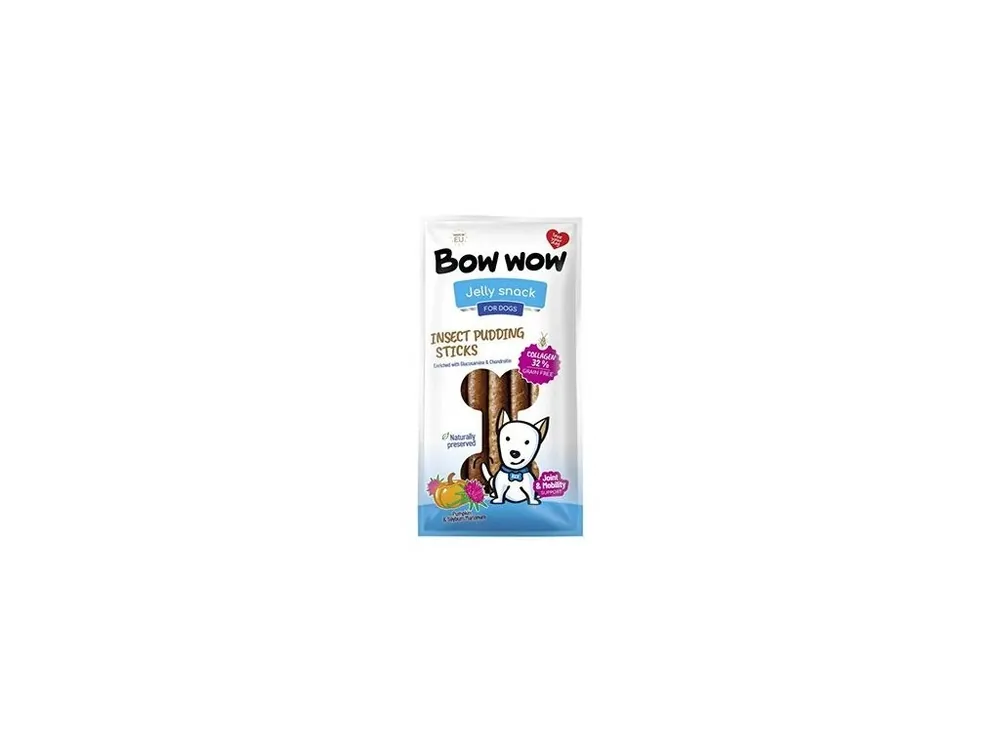Bow wow poch. Klobásy s hmyzem,kolagen.dýní,ostrop.6ks Direct Beschikbaar