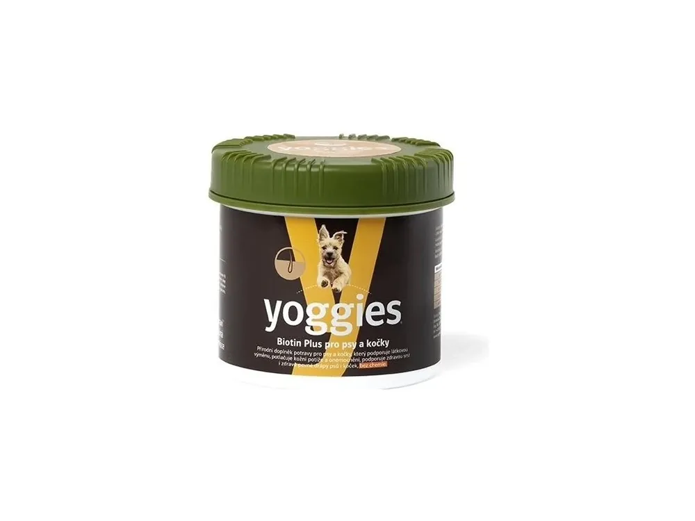 Yoggies Biotin Plus pro psy (peletky) 400g Aanbieding