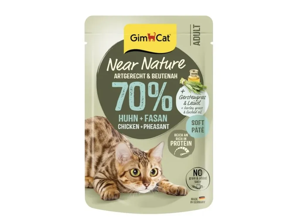Direct Verzonden GimCat Near Nature Kuře & Pstruh 85g