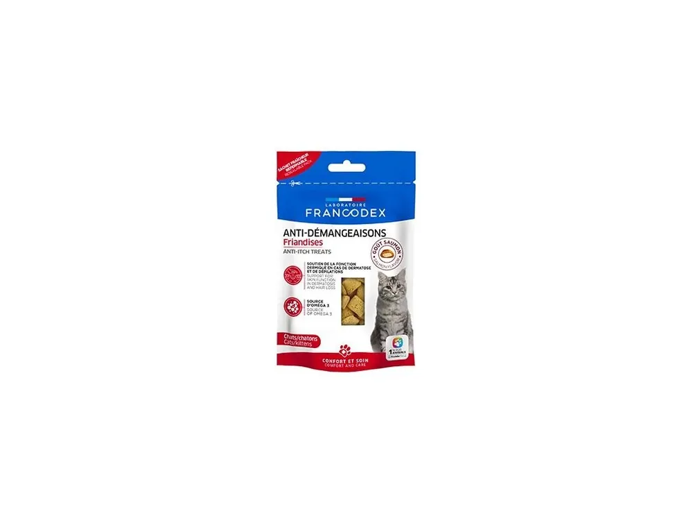 Francodex Pochoutka Anti-itching kočka 65g Aanbieding