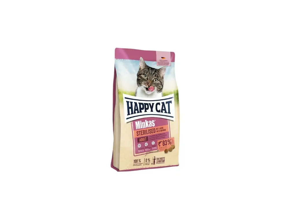 Happy Cat Minkas Sterilised Losos 10 kg Beste Prijs