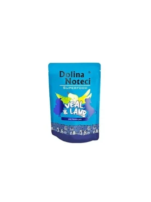 Dagaanbieding Dolina Noteci Dog kapsa SUPERFOOD telecí/jehně 300g