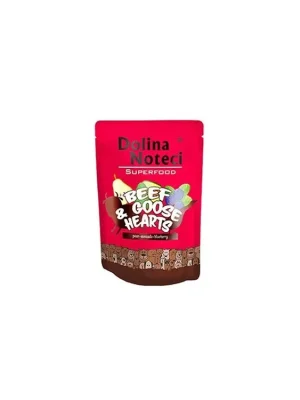 Bestseller Dolina Noteci Dog kapsa SUPERFOOD hov/husí srdíčka300g