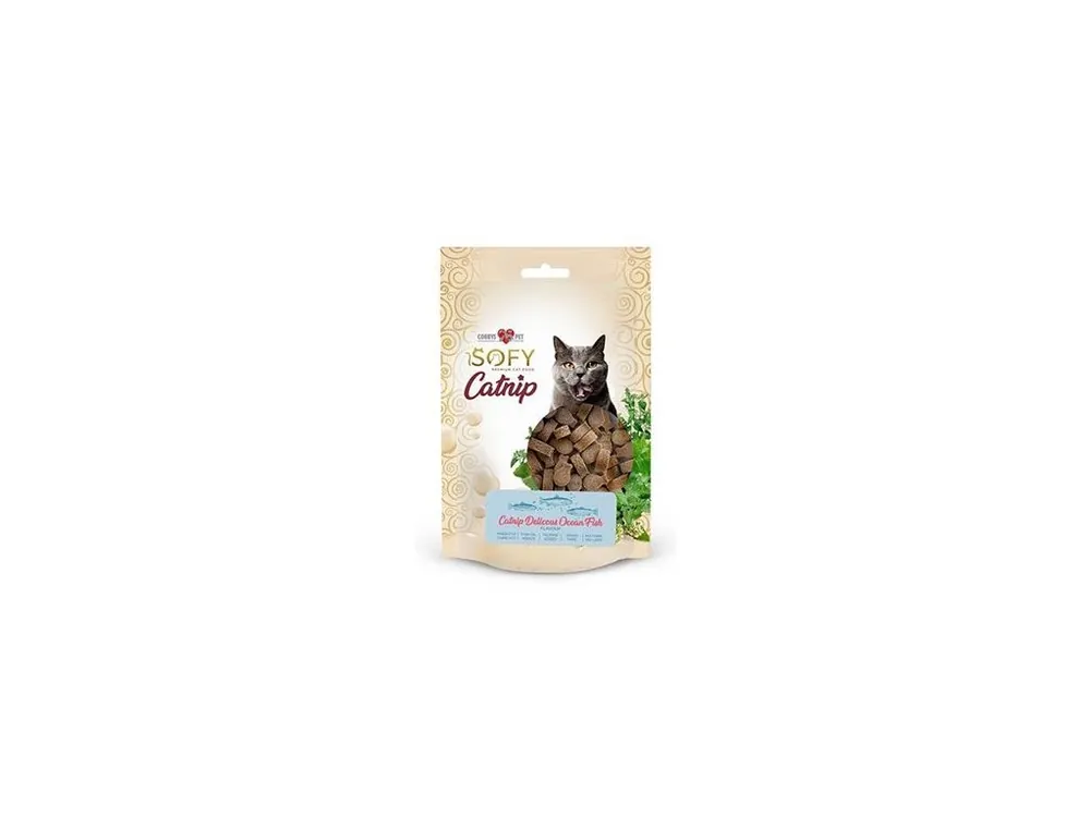 Finale Uitverkoop Pochoutka Aiko Cat SOFY Catnip Delicous Ocean Fish 50g