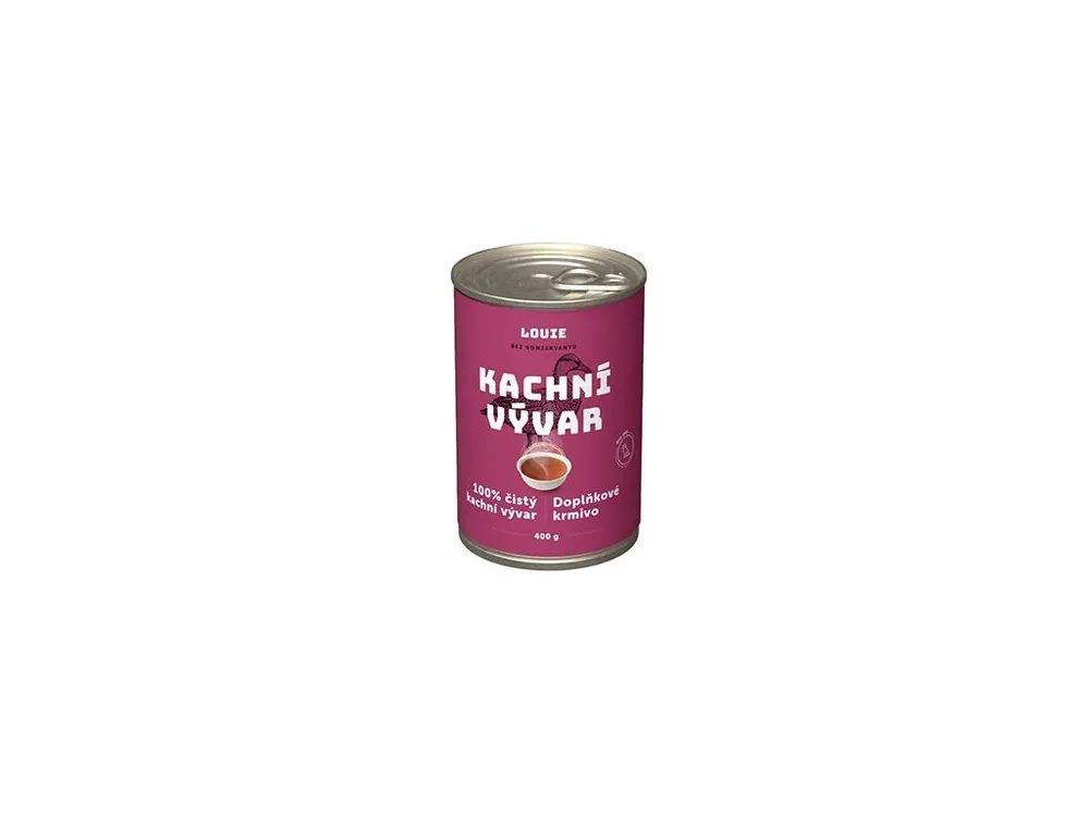 Louie Dog konz. Kachní vývar 400g Aanbieding