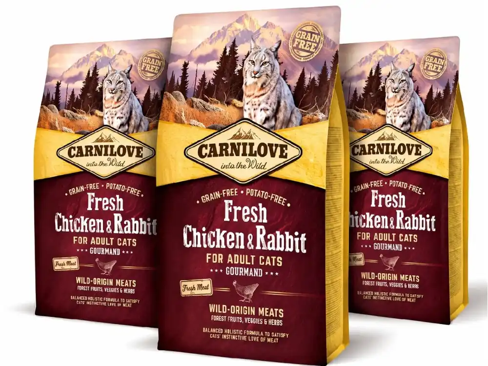 3x Carnilove Cat Fresh Chicken & Rabbit for Adult 6kg Bestel Nu