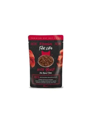 Aanbieding Fitmin FL cat kapsa Hovězí 85g