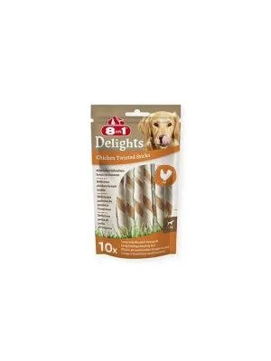 Direct Beschikbaar Pochoutka 8in1 Delights Chicken Twisted Sticks 10ks