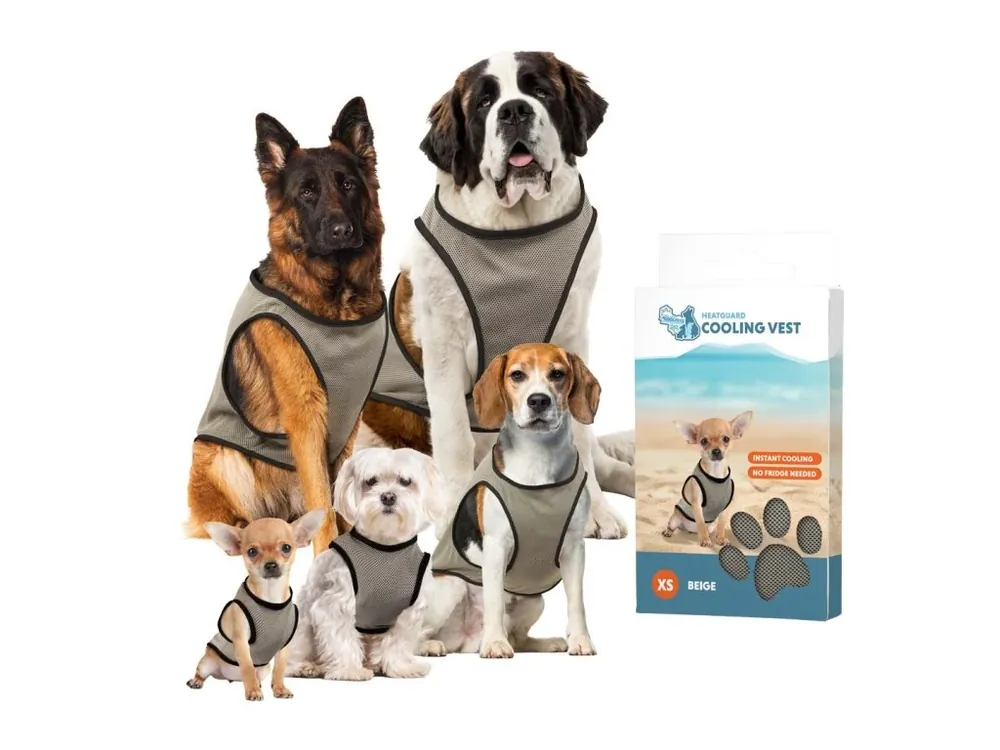 CoolPets chladící vesta Biege 40cm / XL Alleen Vandaag
