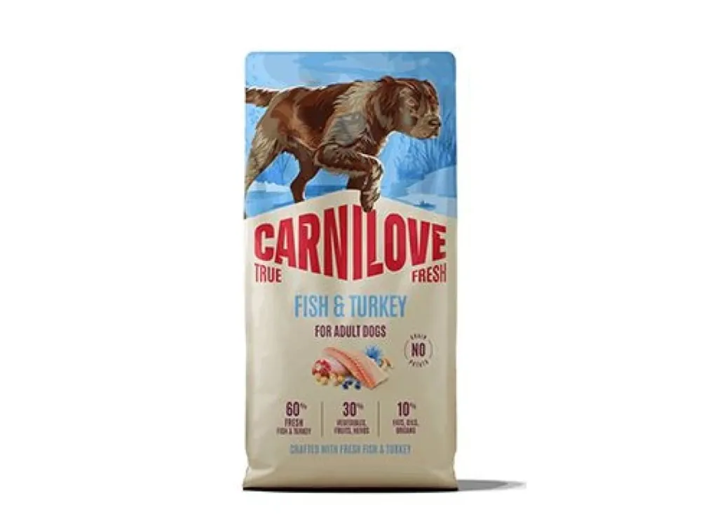 CARNILOVE TRUE FRESH DOG FISH & TURKEY FOR ADULT 4kg Seizoensaanbieding