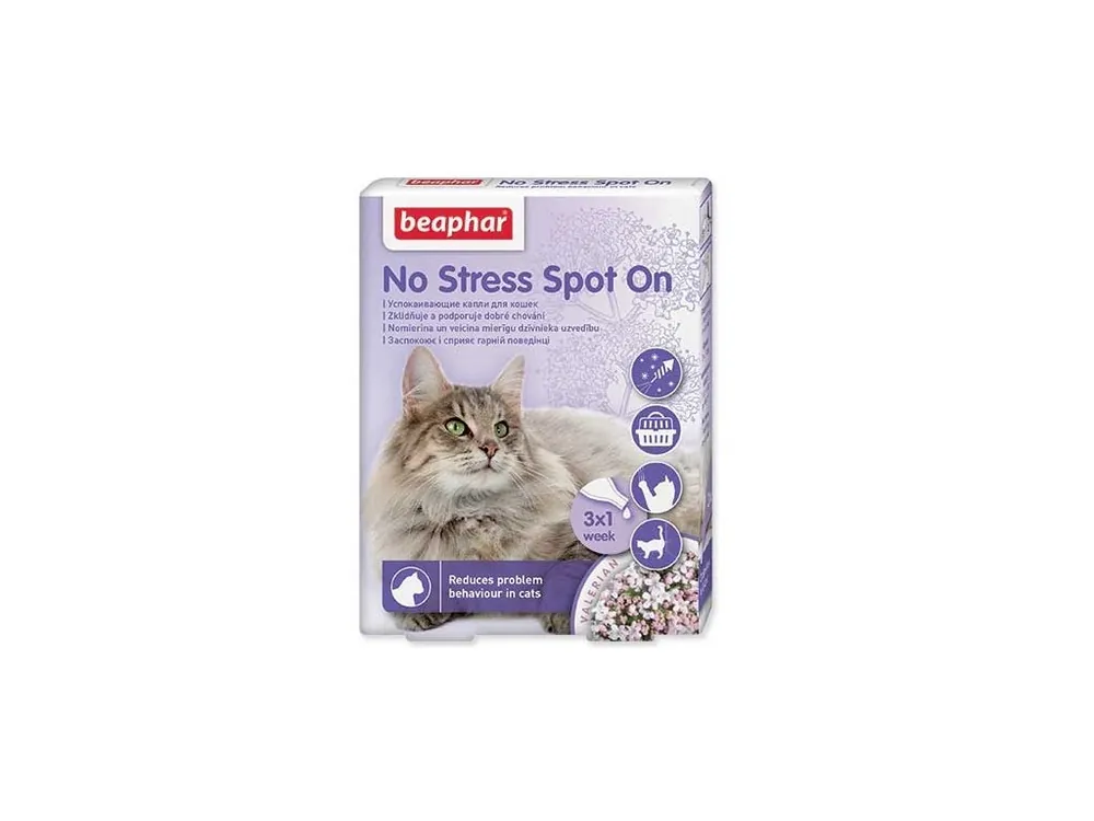 BEAPHAR No Stress Spot On pro kočky (12ml) Alleen Vandaag